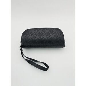 Oakley Sunglasses Case Only Black All Over Logo Zipper Soft Shell Pouch w/Strap